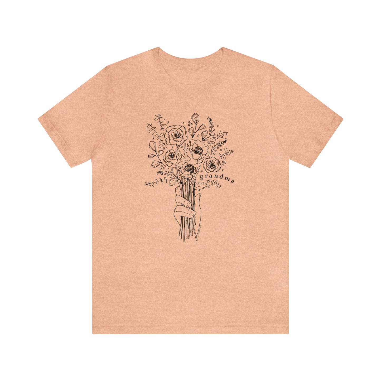 'GRANDMA: PICKING WILDFLOWERS' GRANDMA T-SHIRT