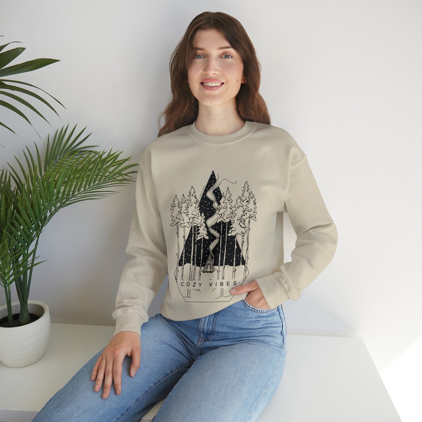 'COZY VIBES' UNISEX SWEATSHIRT