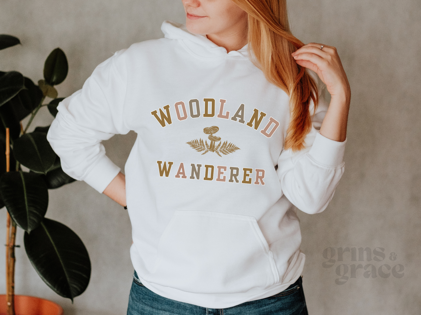 'WOODLAND WANDERER" WOMENS HOODIE | FULL COLOR