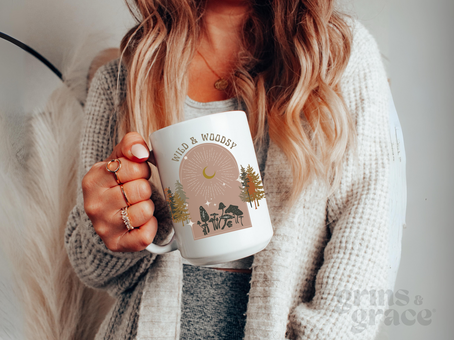 WILD & WOODSY CERAMIC COFFEE MUG