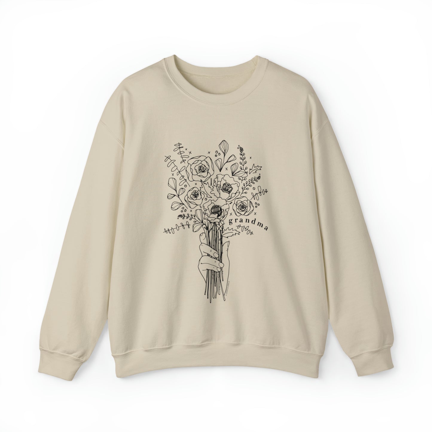 'PICKING WILDFLOWERS' GRANDMA SWEATSHIRT