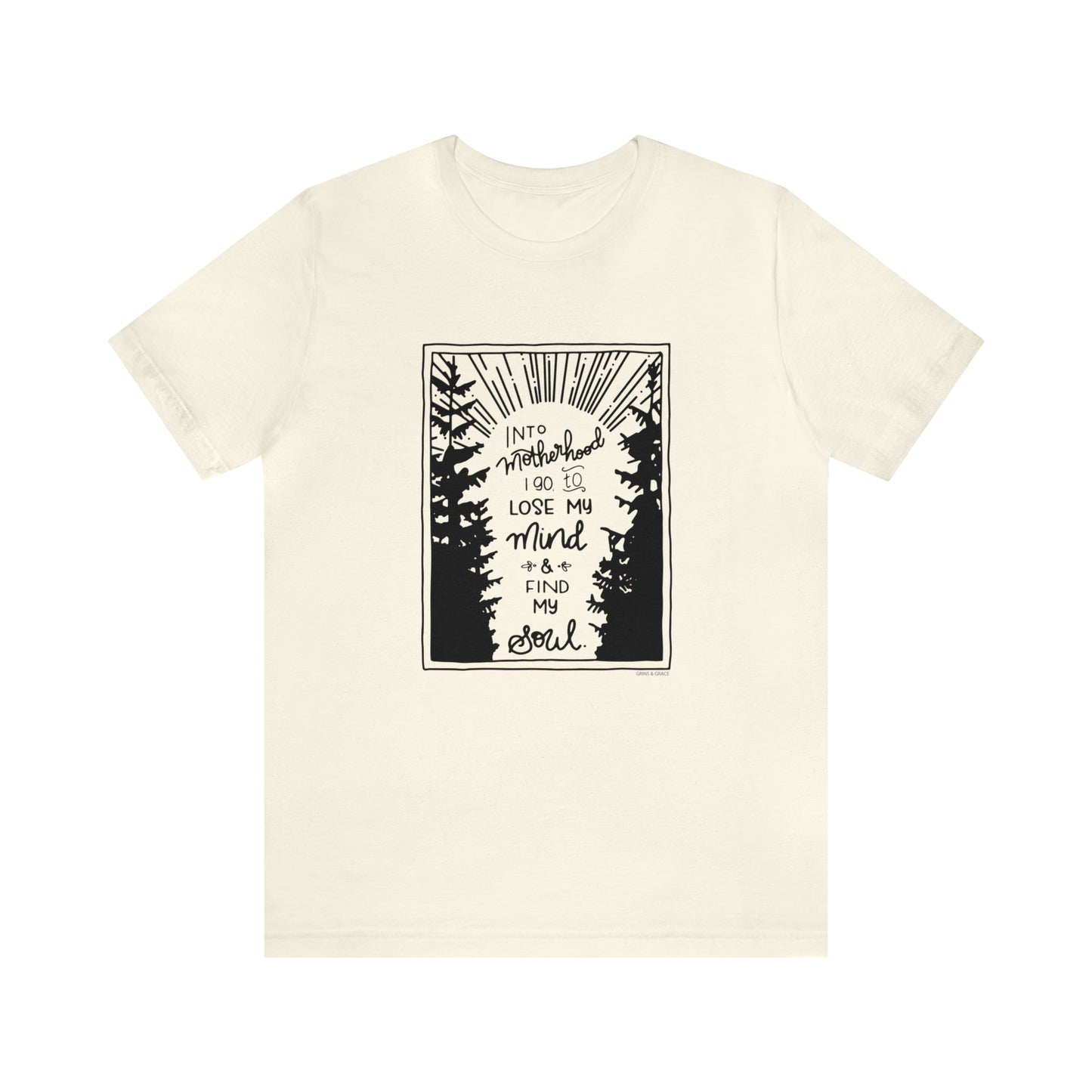 'INTO MOTHERHOOD I GO' MOM T-SHIRT