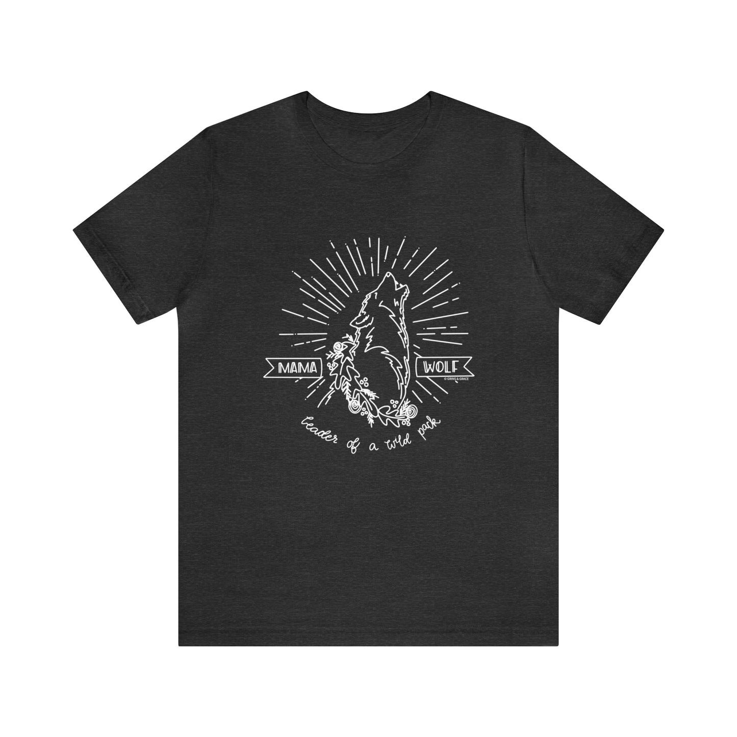 'LEADER OF A WILD PACK' WOLF MOM T-SHIRT