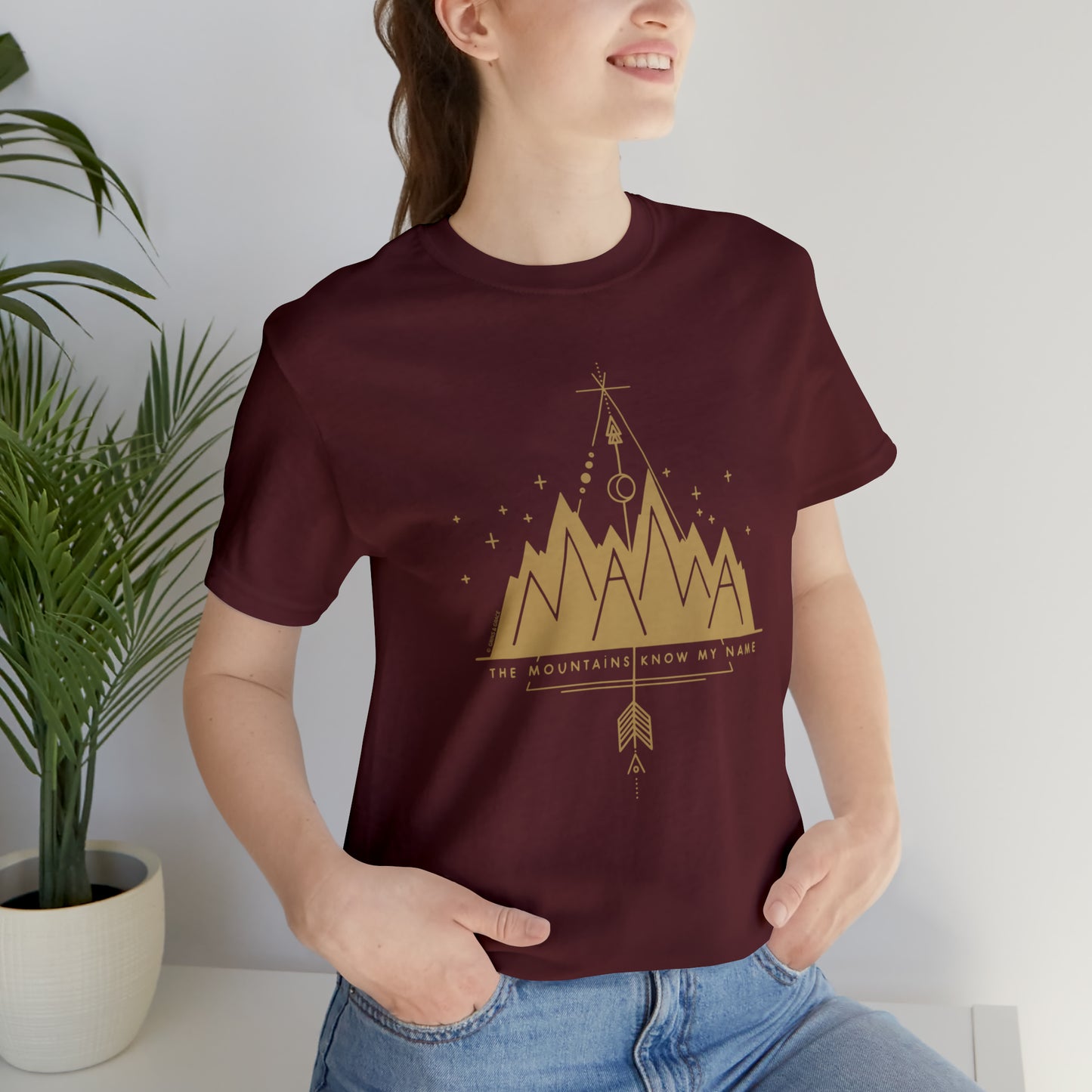 'MAMA: THE MOUNTAINS KNOW MY NAME' MOM T-SHIRT