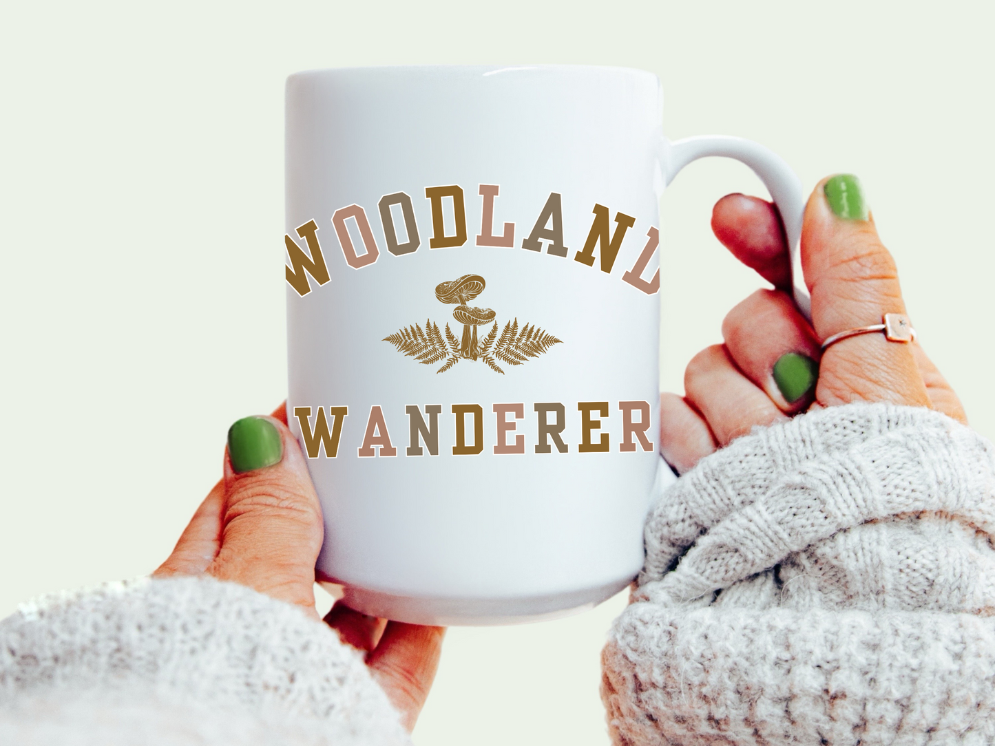 WOODLAND WANDERER CERAMIC COFFEE MUG | FULL COLOR