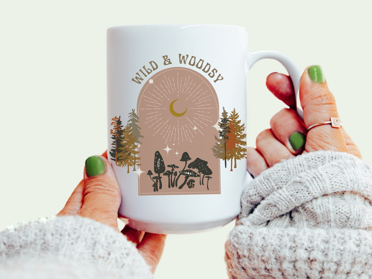 WILD & WOODSY CERAMIC COFFEE MUG