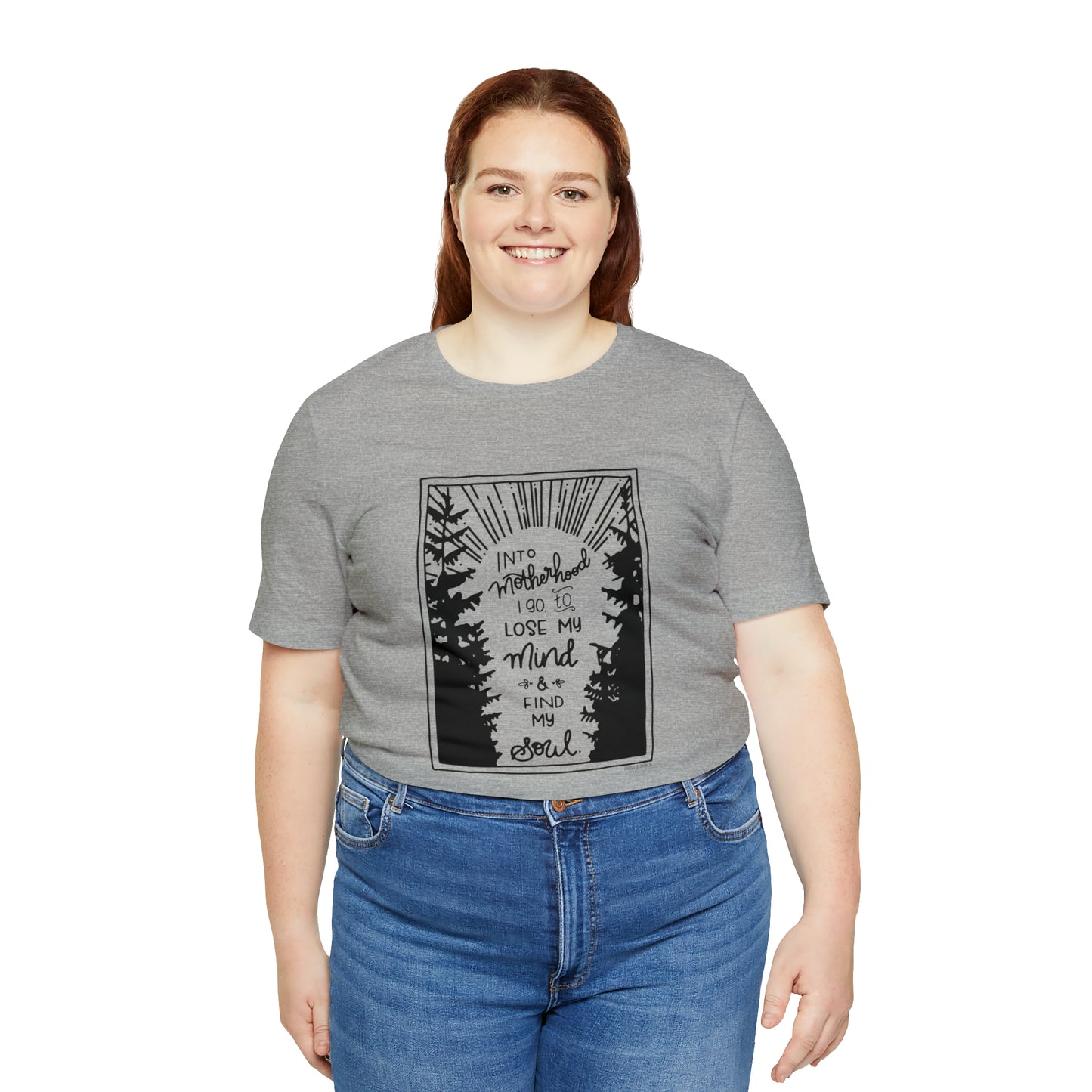 'INTO MOTHERHOOD I GO' MOM T-SHIRT