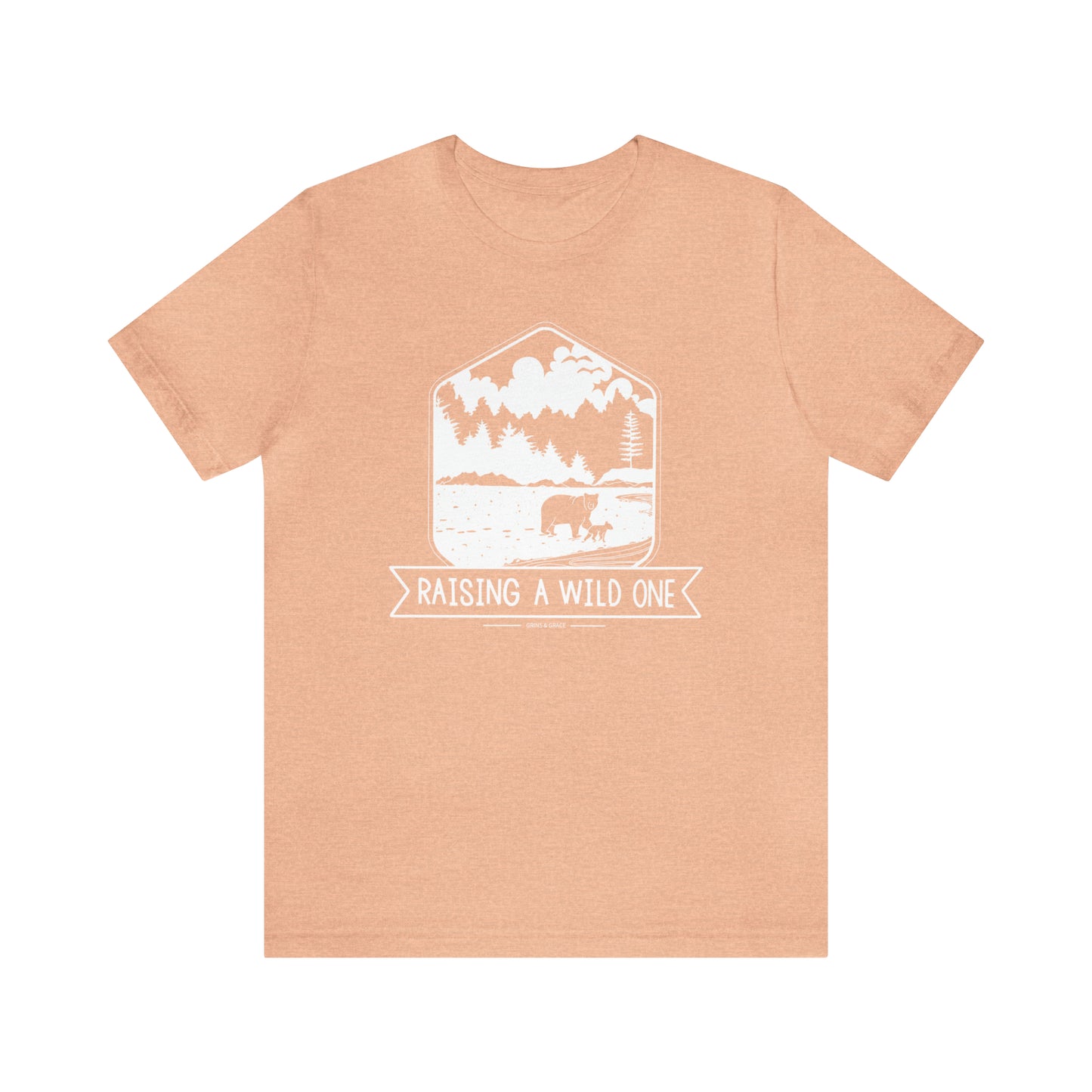 'RAISING A WILD ONE' MAMA BEAR MOM T-SHIRT
