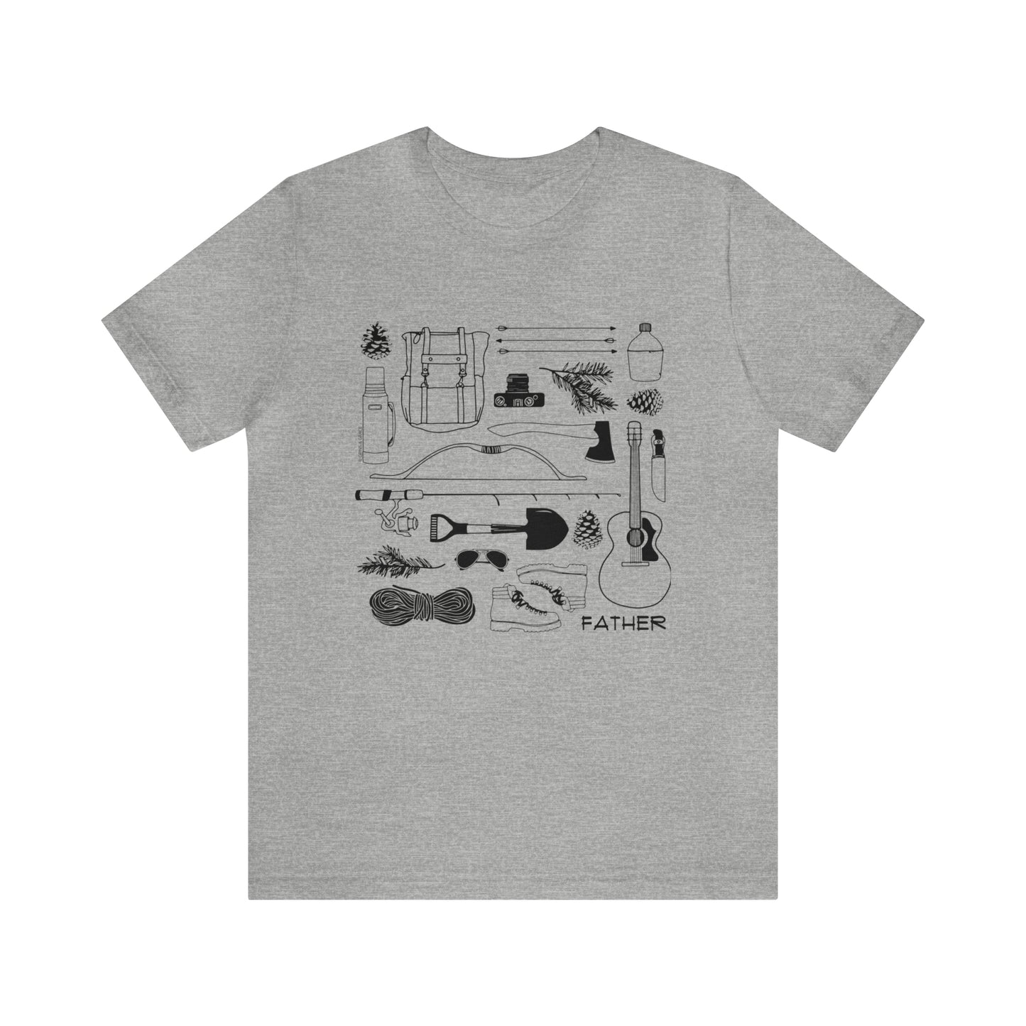 FATHER: READY FOR ADVENTURE' DAD T-SHIRT