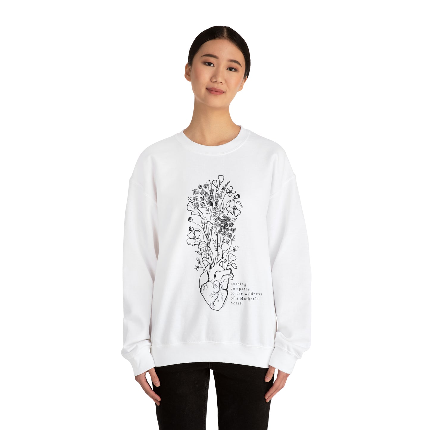 'THE WILDNESS OF A MOTHERS HEART' MOM SWEATSHIRT