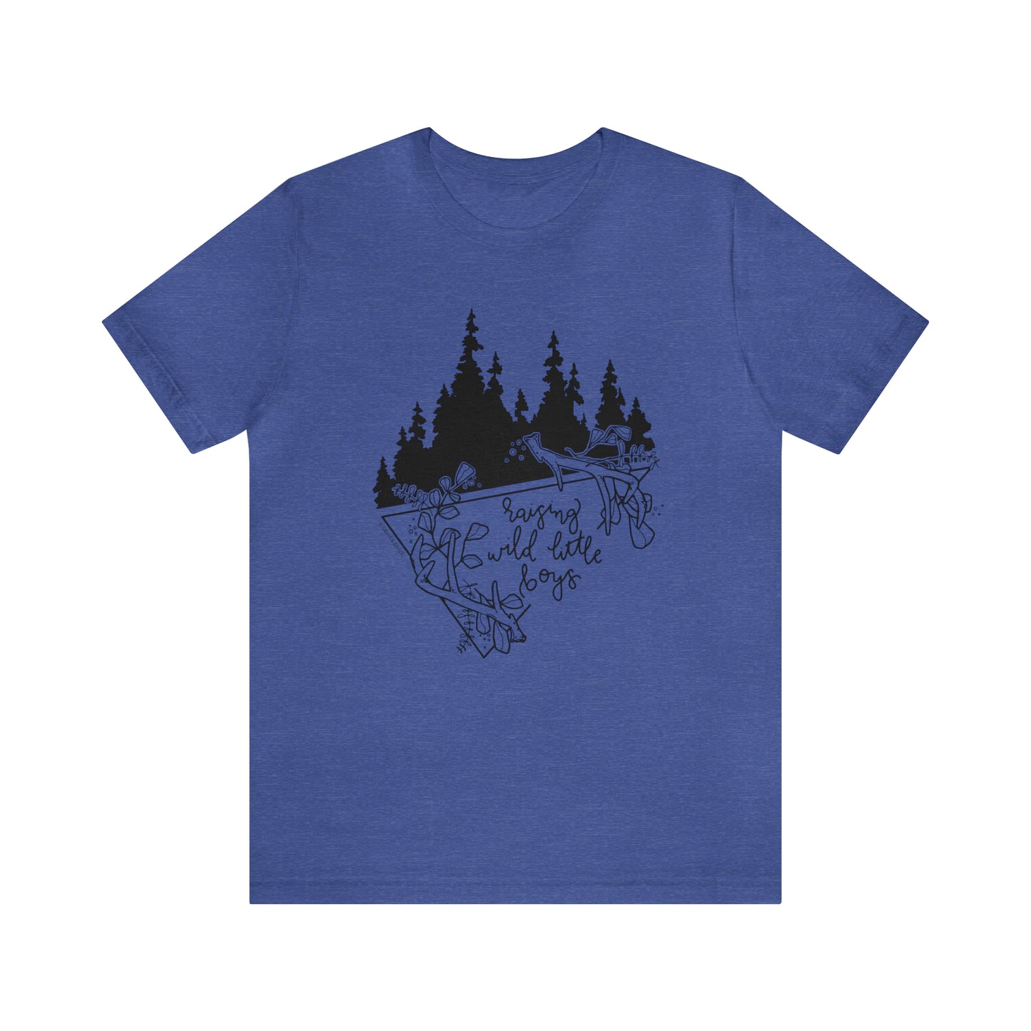 'RAISING WILD LITTLE BOYS' MOM T-SHIRT