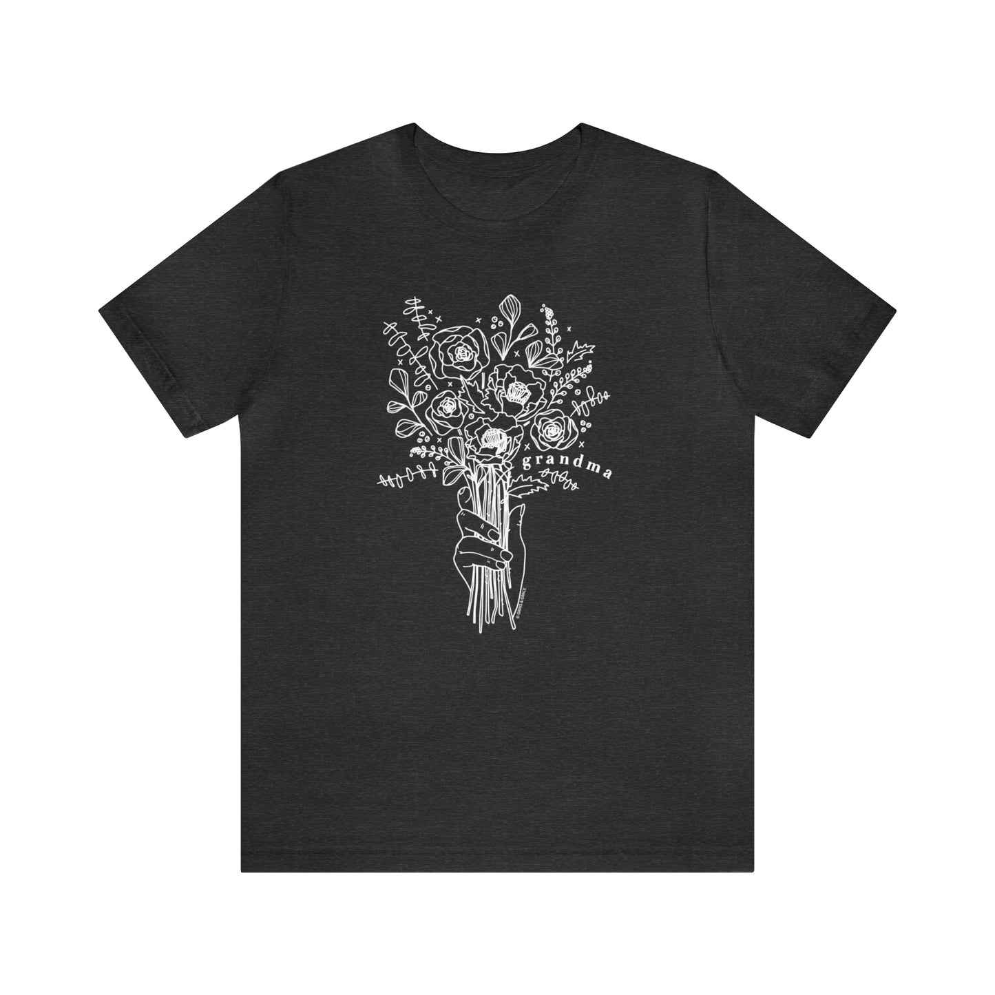 'GRANDMA: PICKING WILDFLOWERS' GRANDMA T-SHIRT