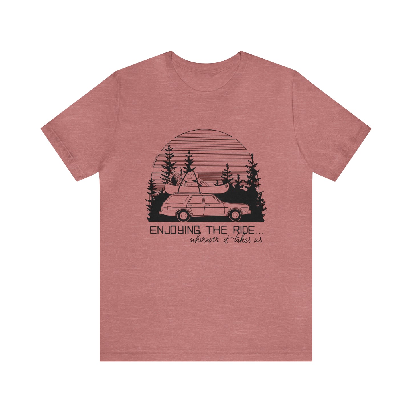 'ENJOYING THE RIDE' UNISEX T-SHIRT