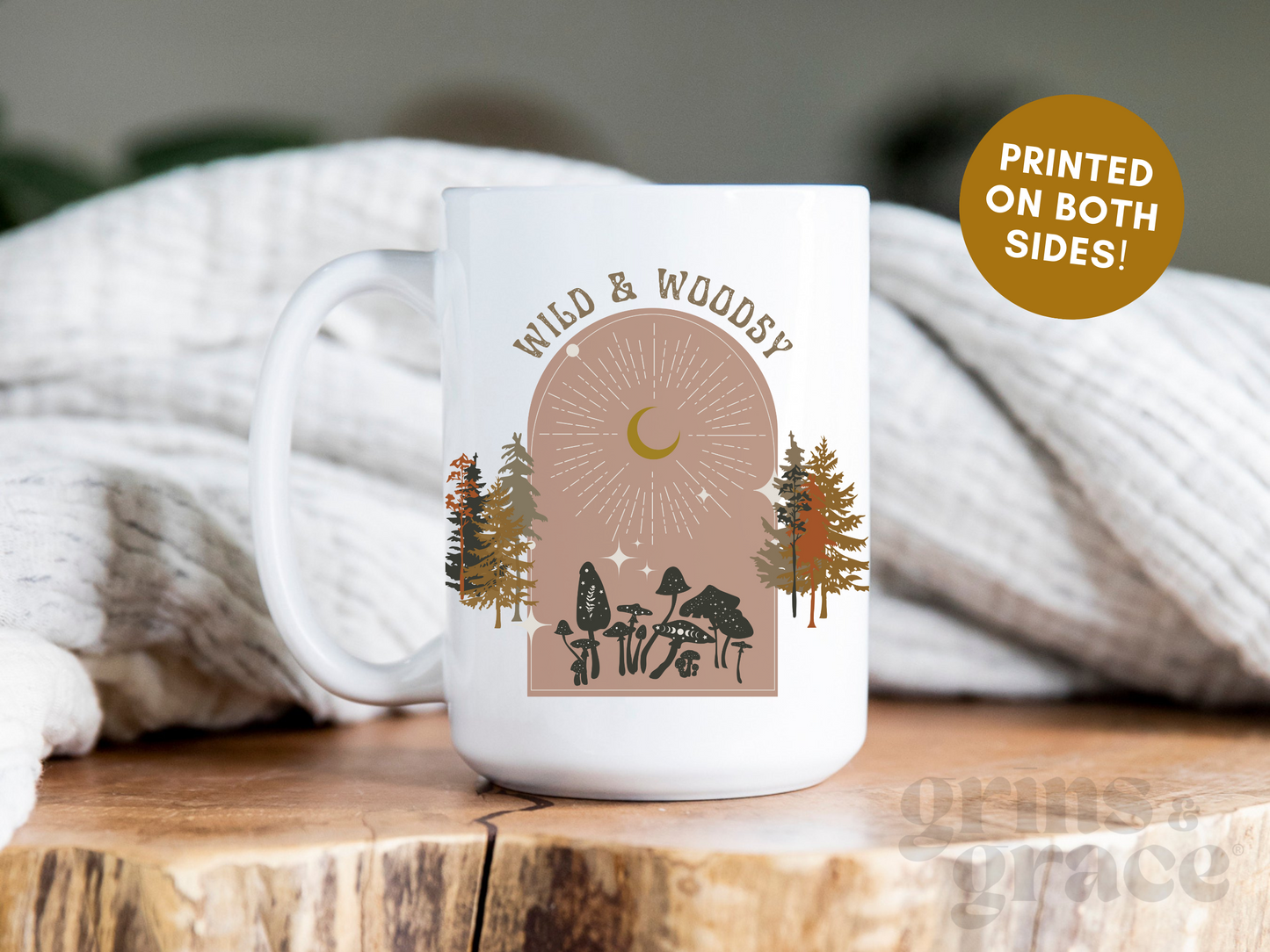 WILD & WOODSY CERAMIC COFFEE MUG