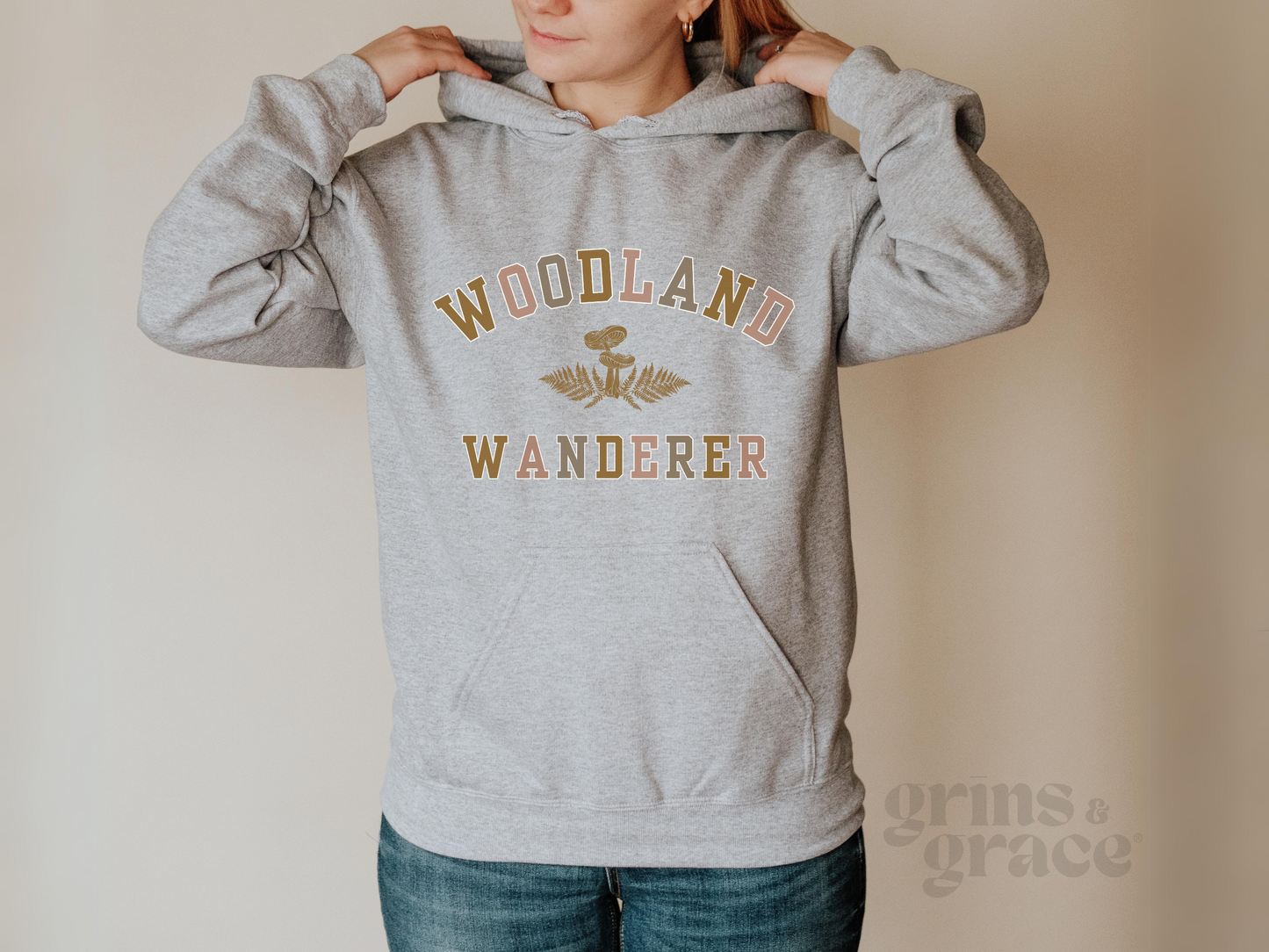 'WOODLAND WANDERER" WOMENS HOODIE | FULL COLOR