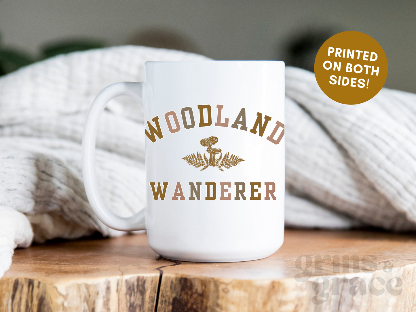 WOODLAND WANDERER CERAMIC COFFEE MUG | FULL COLOR