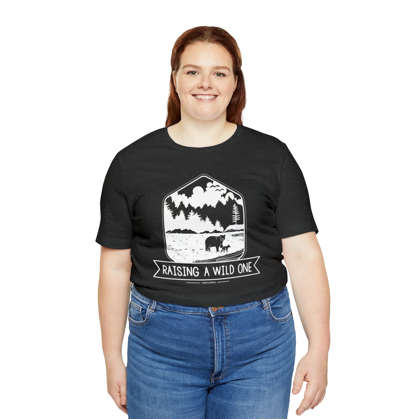 'RAISING A WILD ONE' MAMA BEAR MOM T-SHIRT