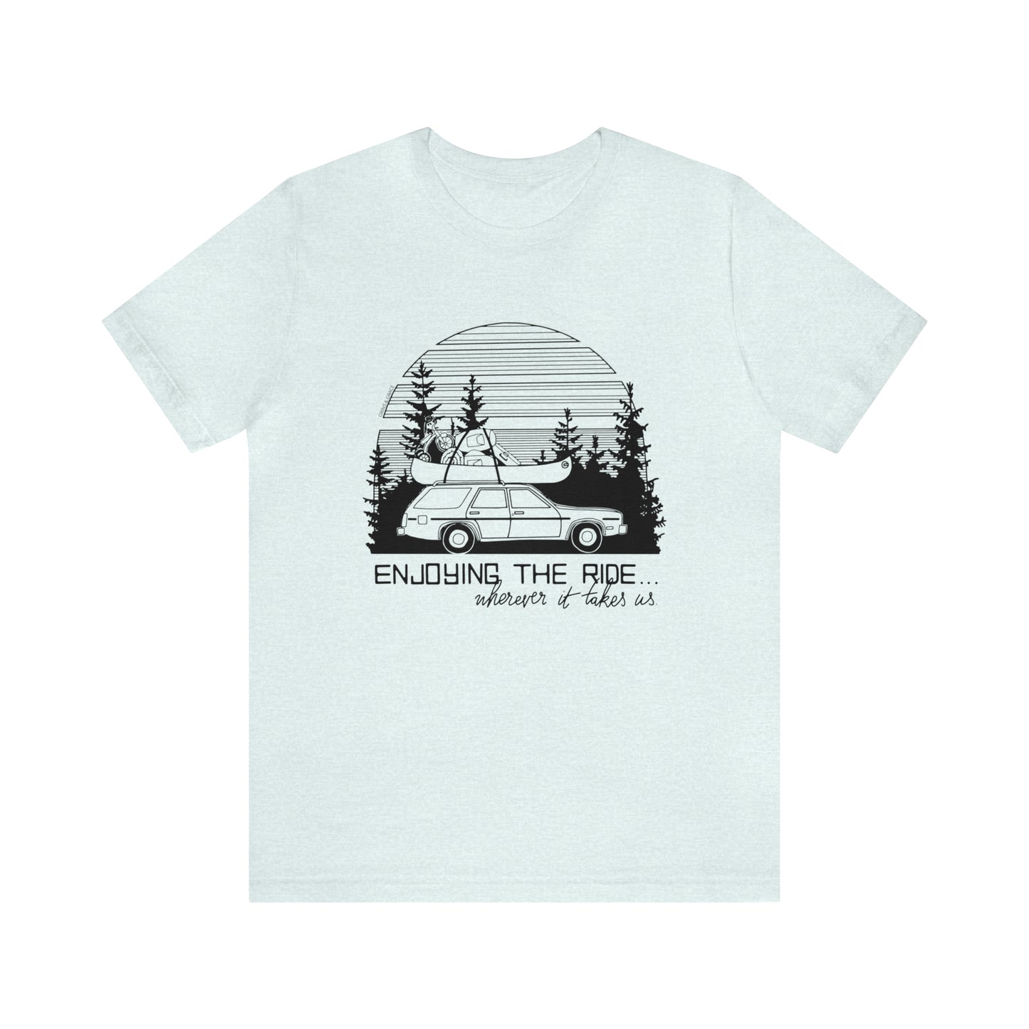 'ENJOYING THE RIDE' UNISEX T-SHIRT