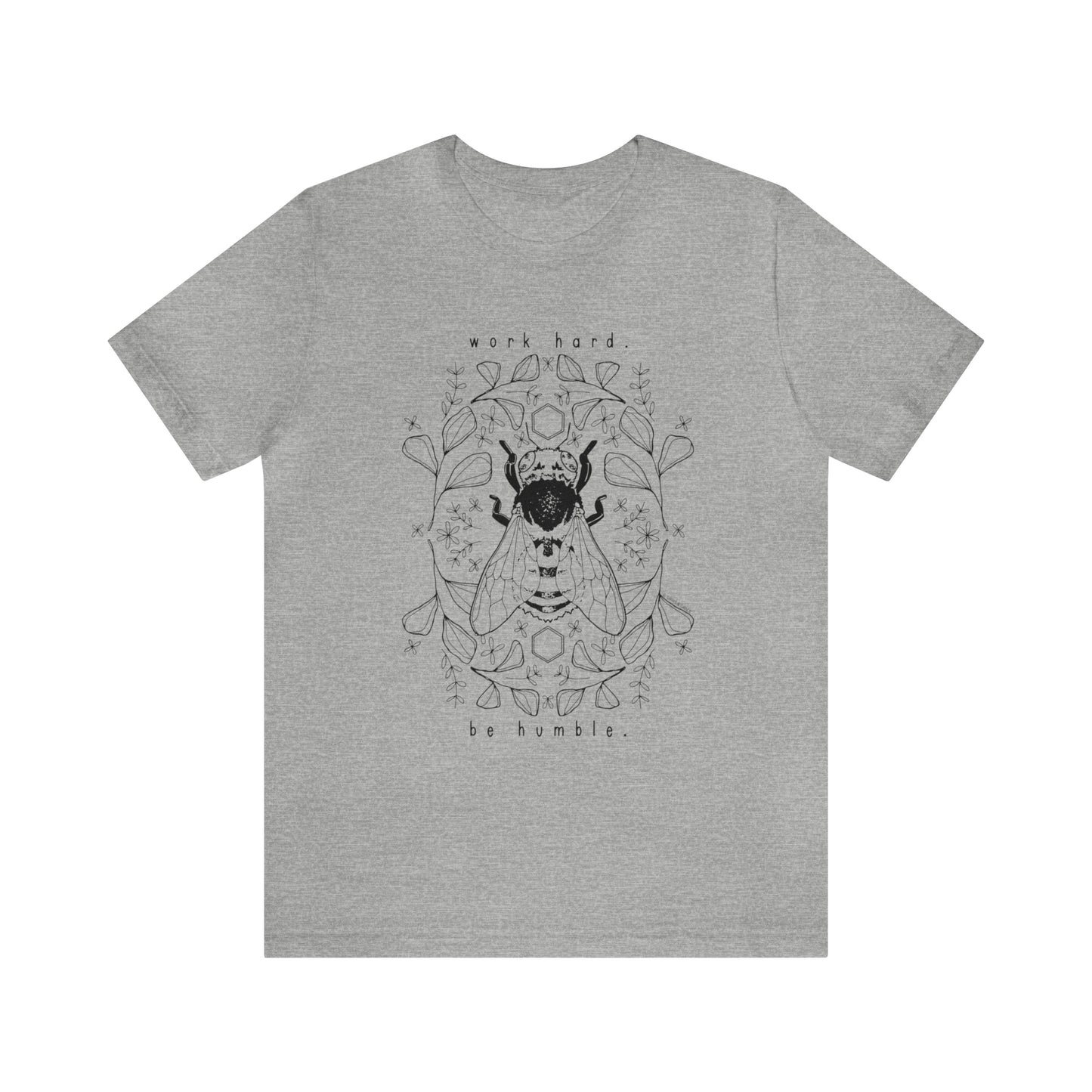 'WORK HARD. BE HUMBLE' WOMENS HONEYBEE T-SHIRT