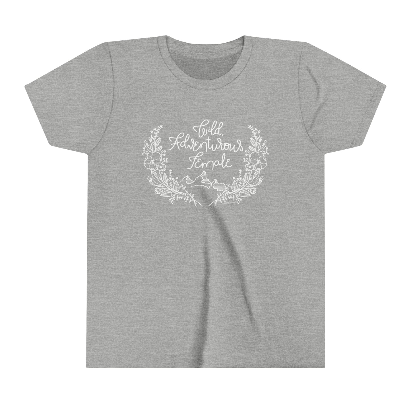 'WILD ADVENTUROUS FEMALE' KIDS T-SHIRT