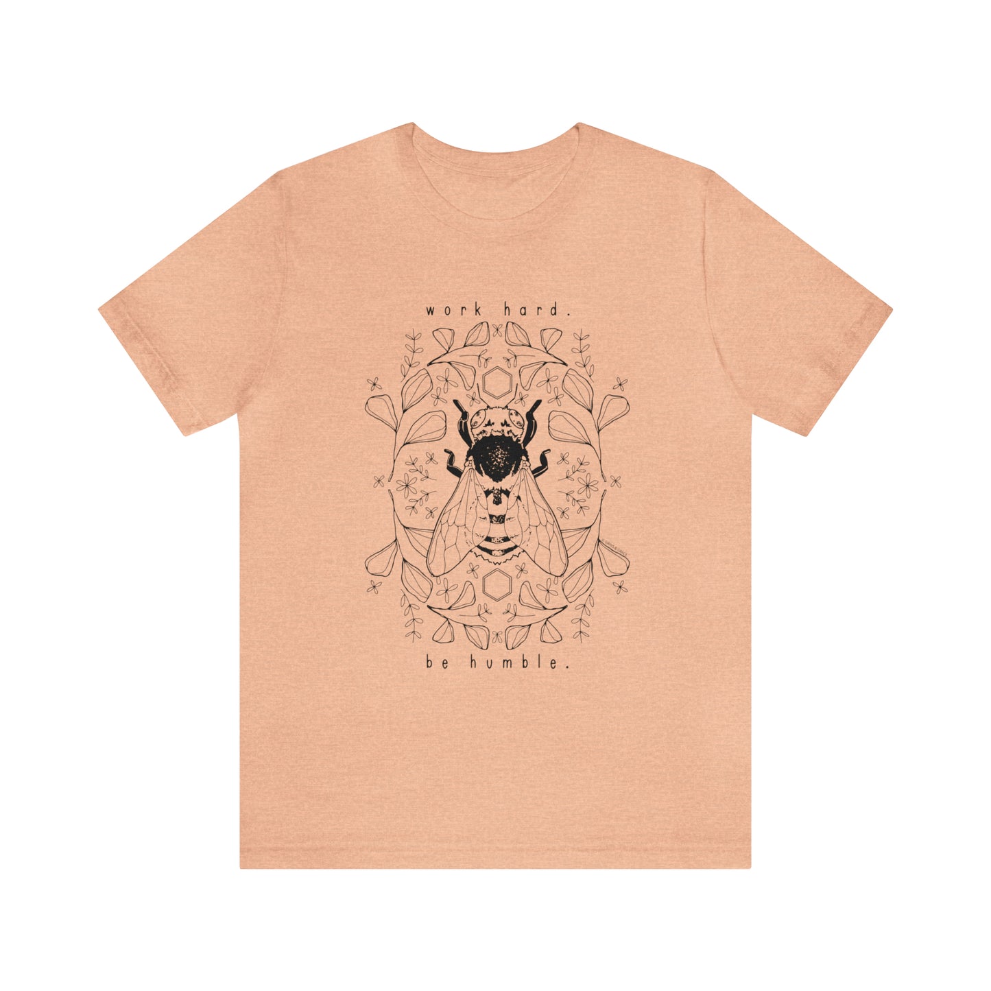 'WORK HARD. BE HUMBLE' WOMENS HONEYBEE T-SHIRT