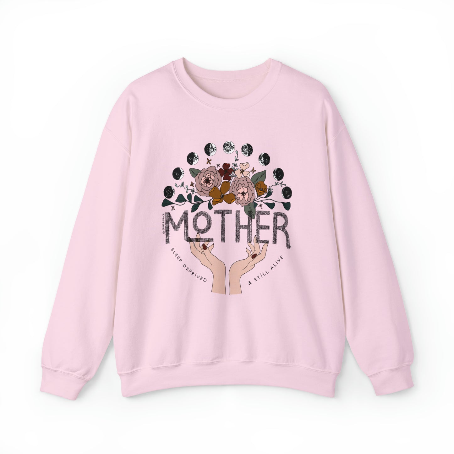 'MOTHER: SLEEP DEPRIVED + STILL ALIVE' MOM SWEATSHIRT