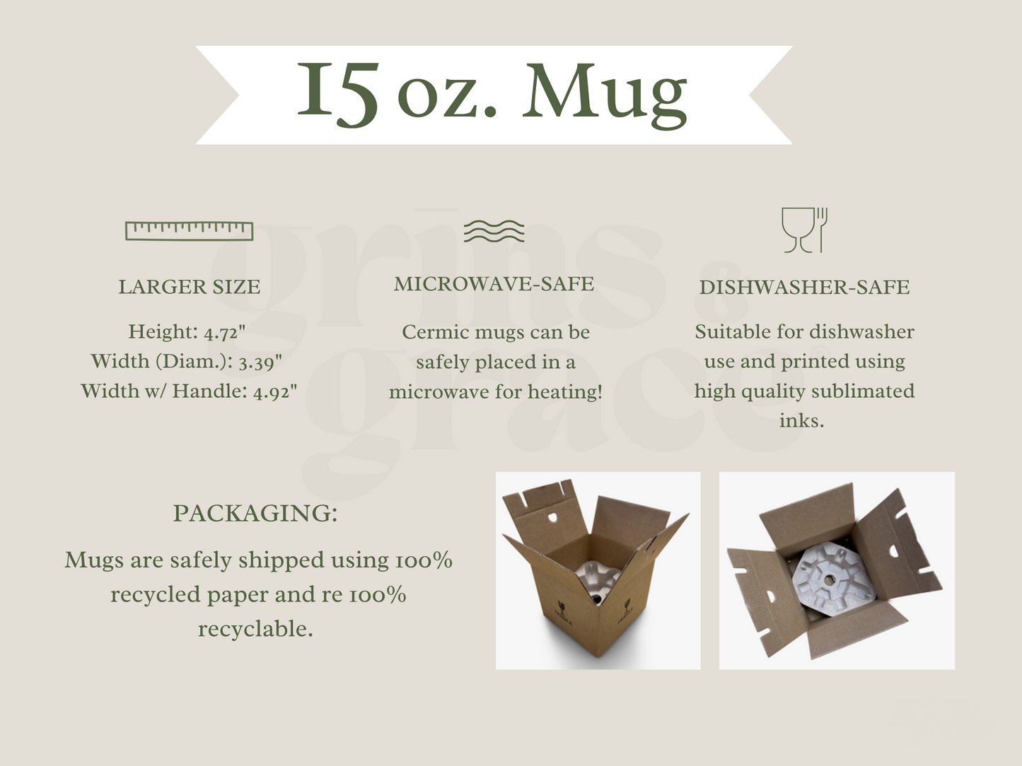 WOODLAND WANDERER CERAMIC COFFEE MUG | FULL COLOR