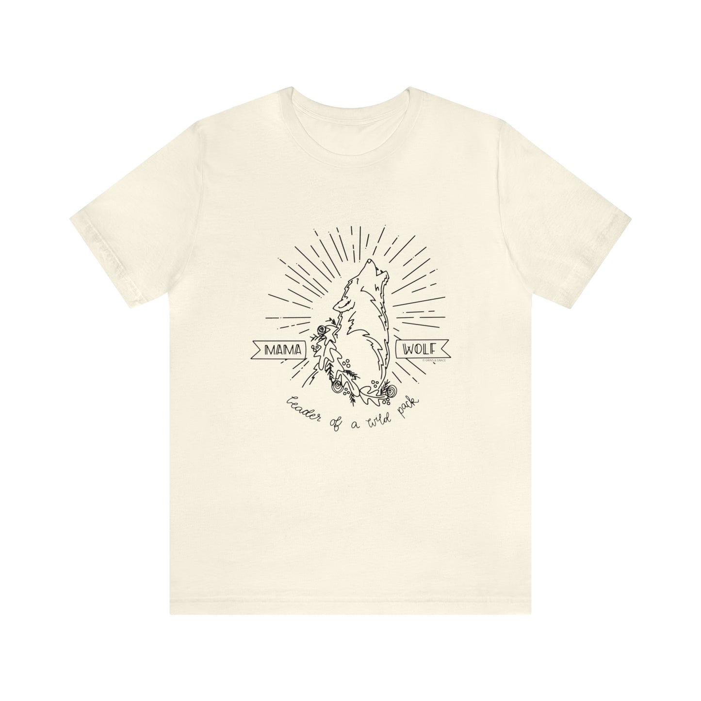 'LEADER OF A WILD PACK' WOLF MOM T-SHIRT