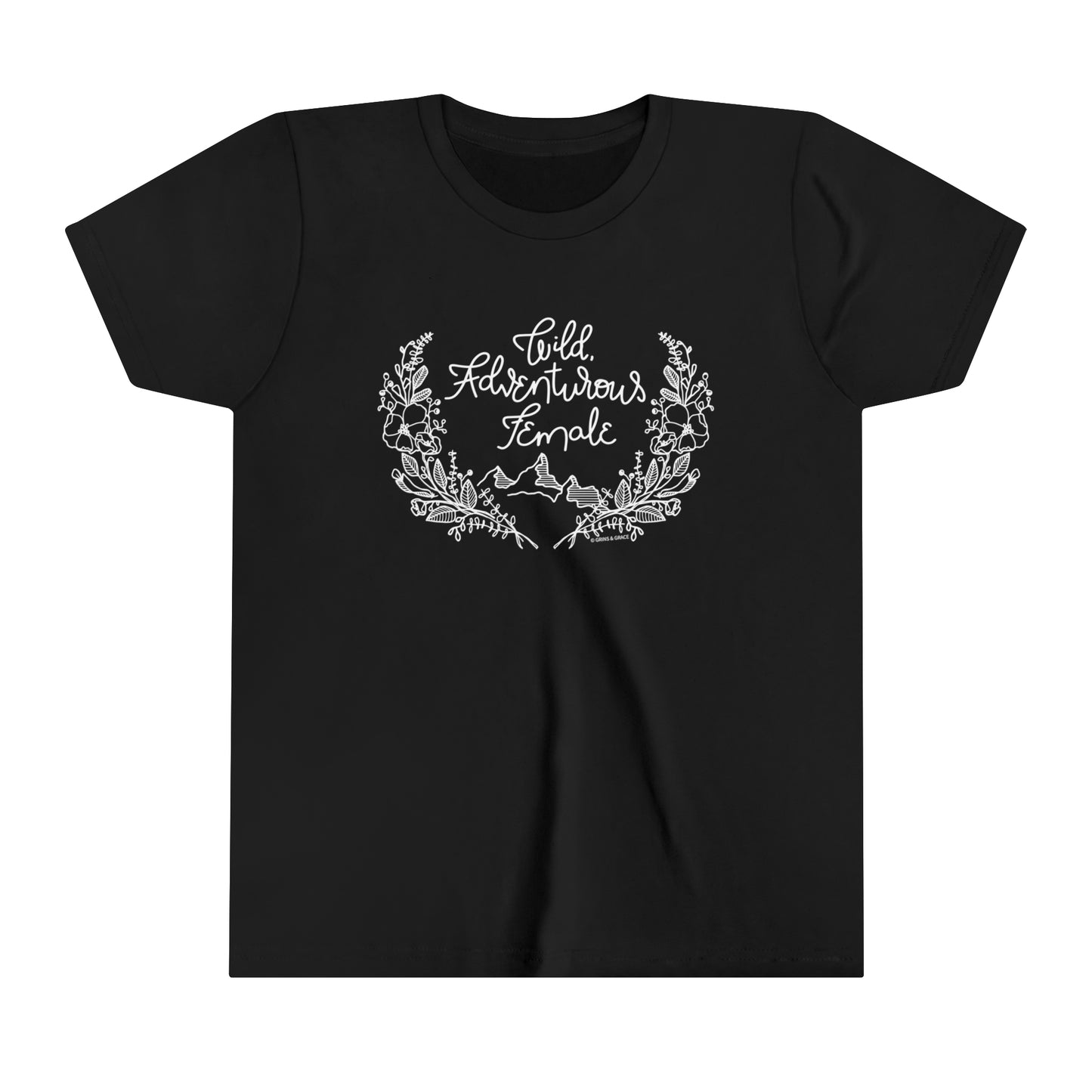'WILD ADVENTUROUS FEMALE' KIDS T-SHIRT