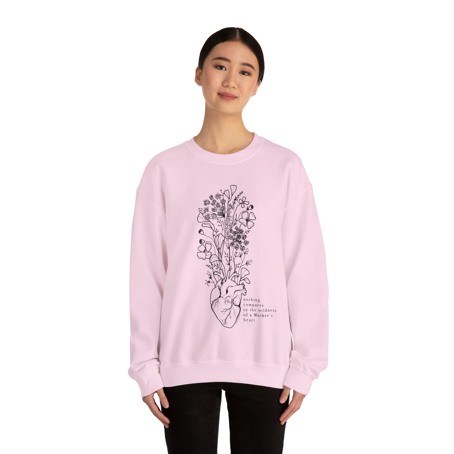 'THE WILDNESS OF A MOTHERS HEART' MOM SWEATSHIRT