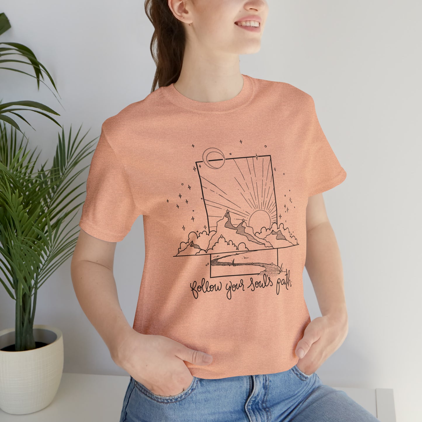'FOLLOW YOUR SOUL'S PATH' WOMENS T-SHIRT