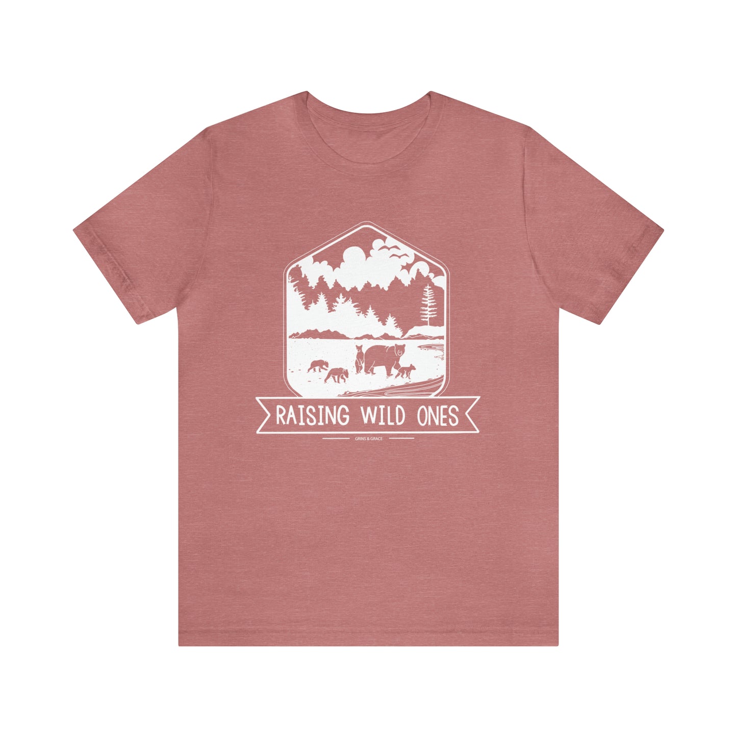 'RAISING WILD ONES' MAMA BEAR MOM T-SHIRT