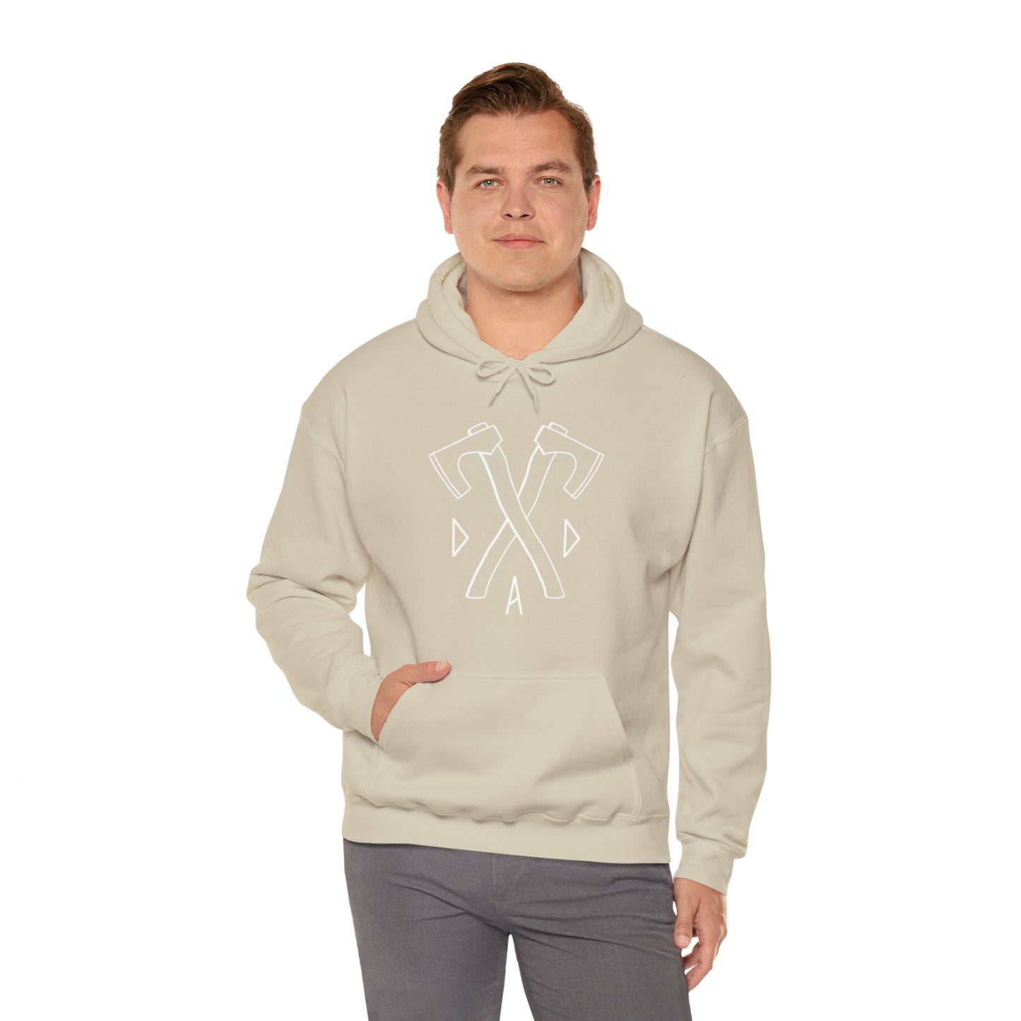 'VIKING AXE DAD' MENS HOODIE SWEATSHIRT
