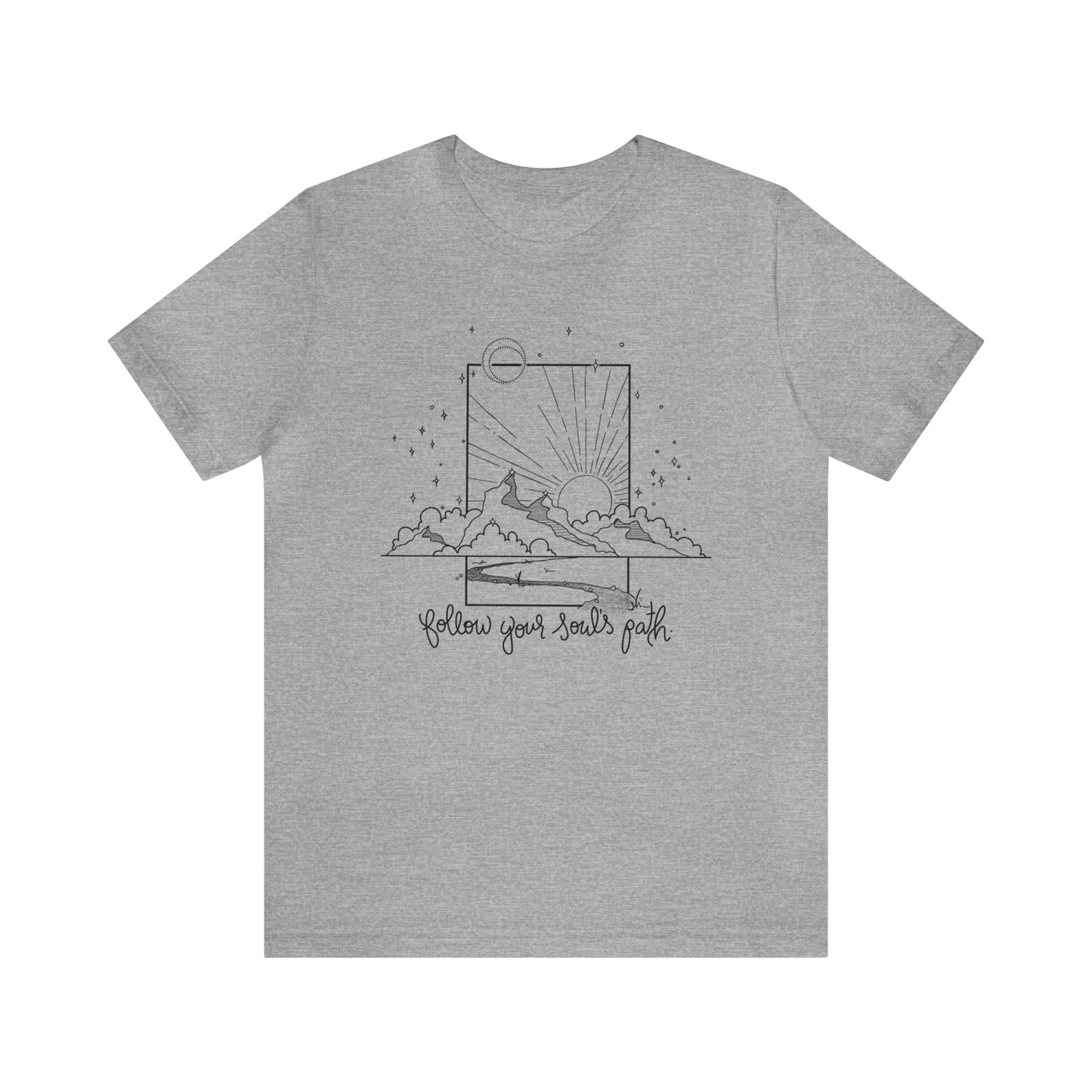 'FOLLOW YOUR SOUL'S PATH' WOMENS T-SHIRT