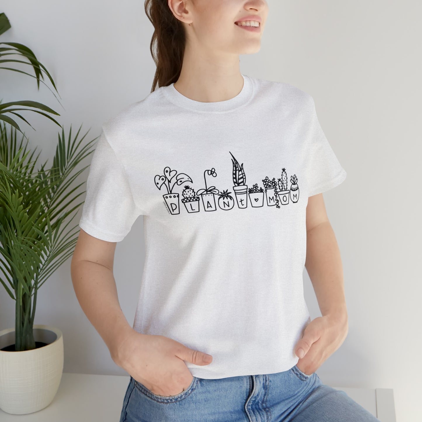 'PLANT MOM' WOMENS T-SHIRT