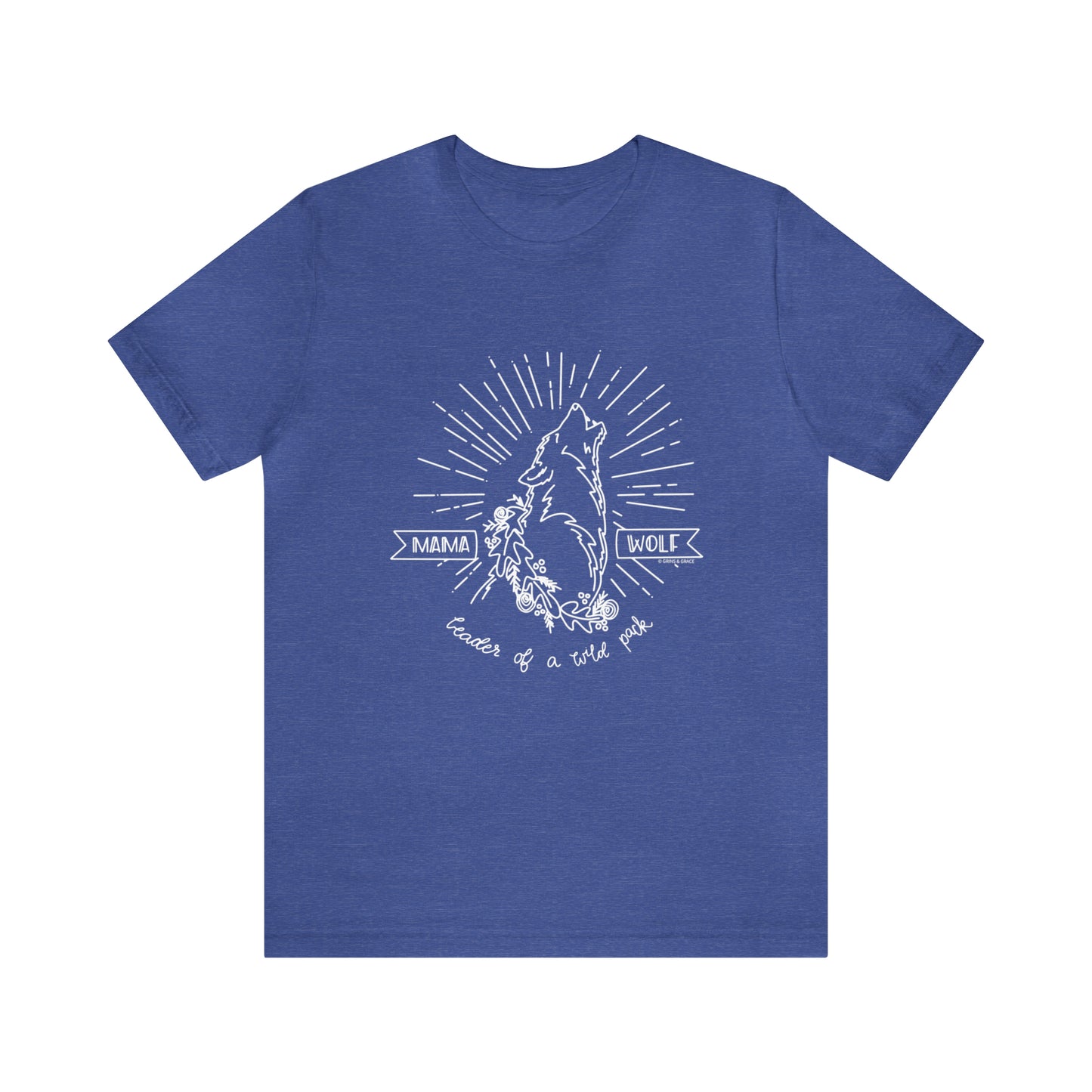 'LEADER OF A WILD PACK' WOLF MOM T-SHIRT