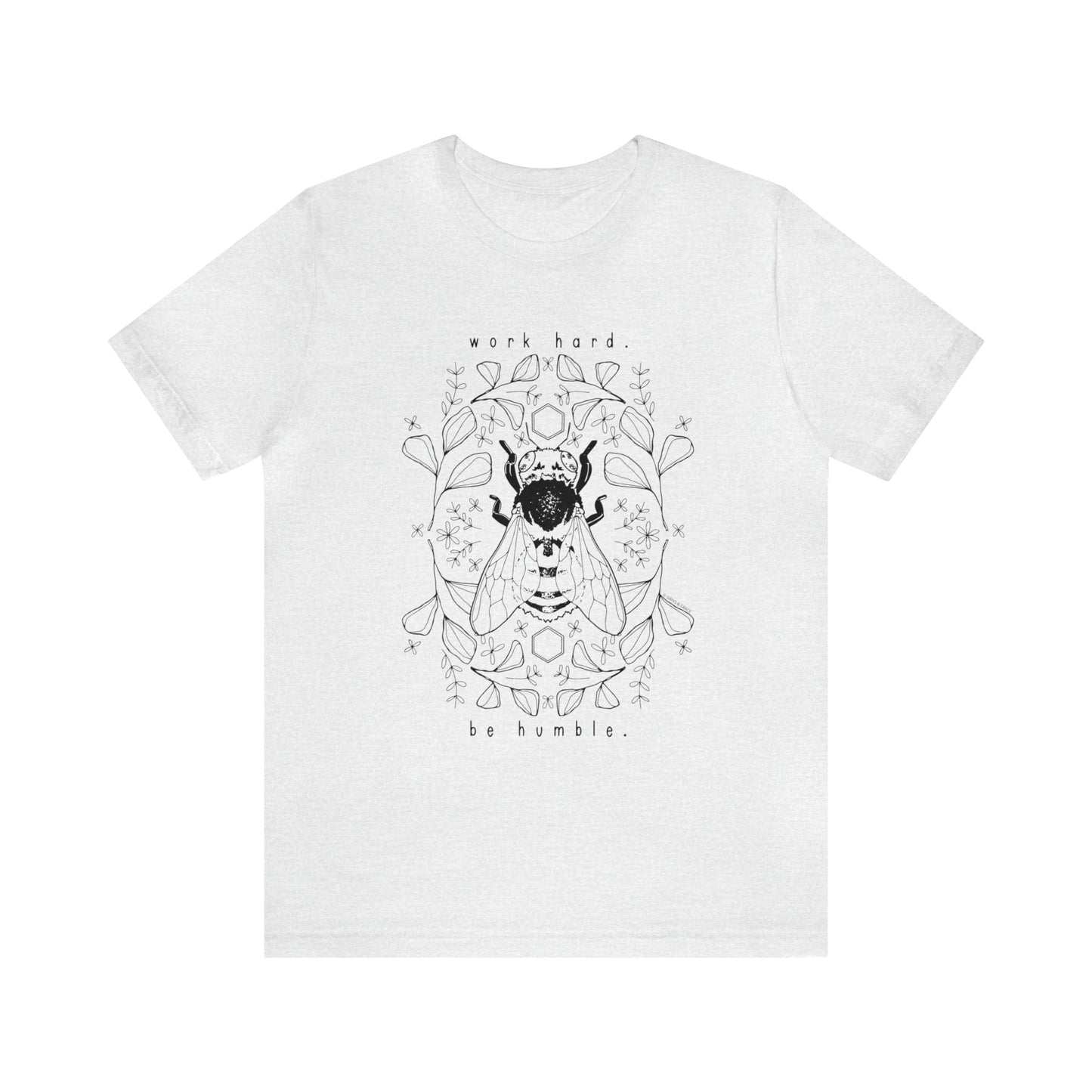 'WORK HARD. BE HUMBLE' WOMENS HONEYBEE T-SHIRT