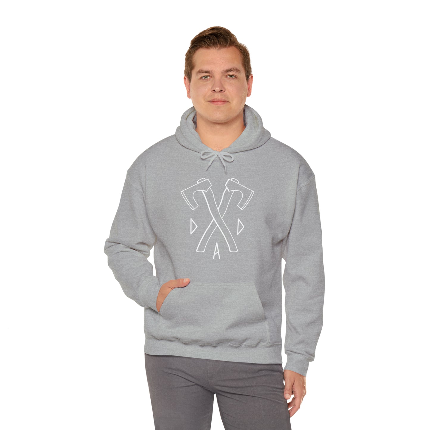 'VIKING AXE DAD' MENS HOODIE SWEATSHIRT