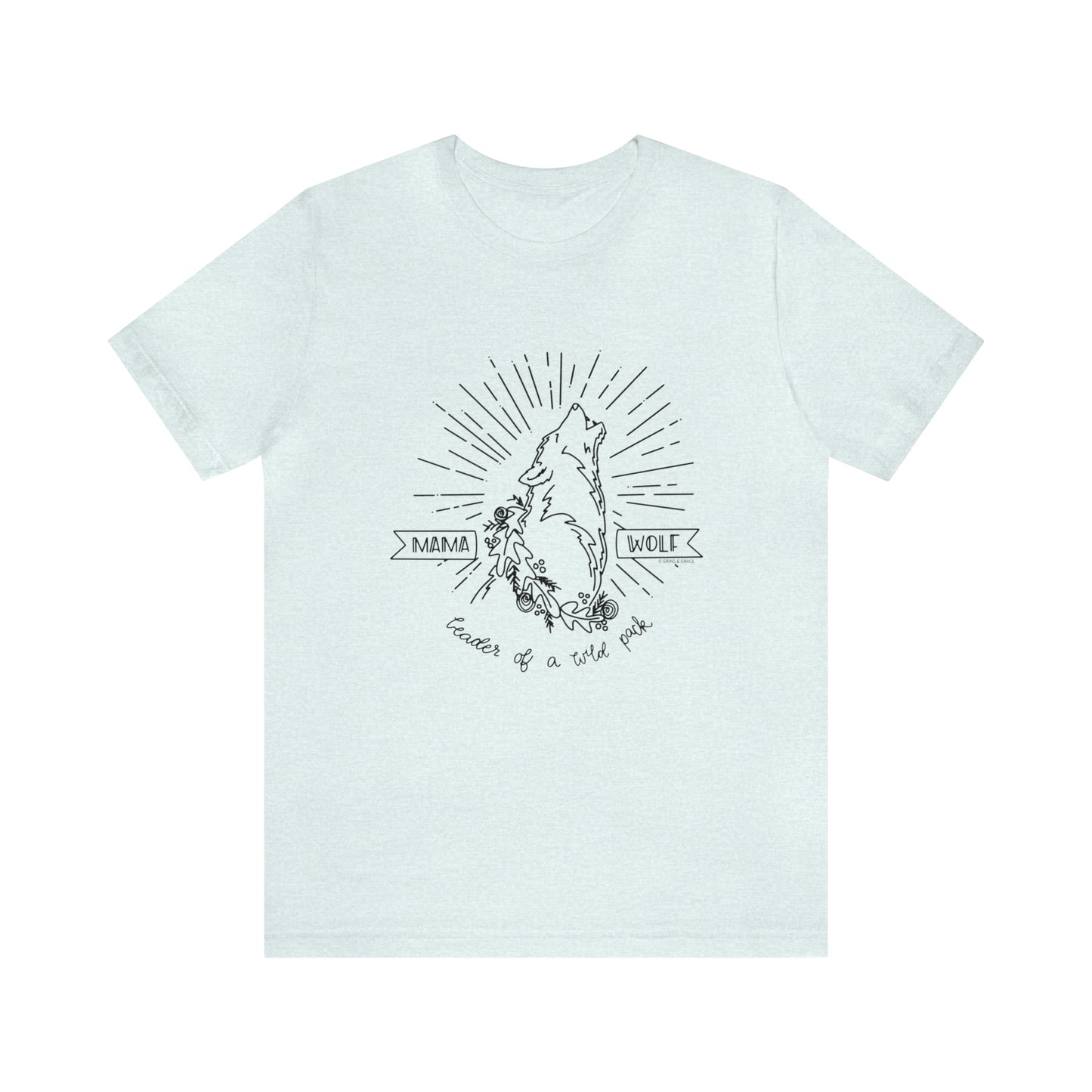 'LEADER OF A WILD PACK' WOLF MOM T-SHIRT