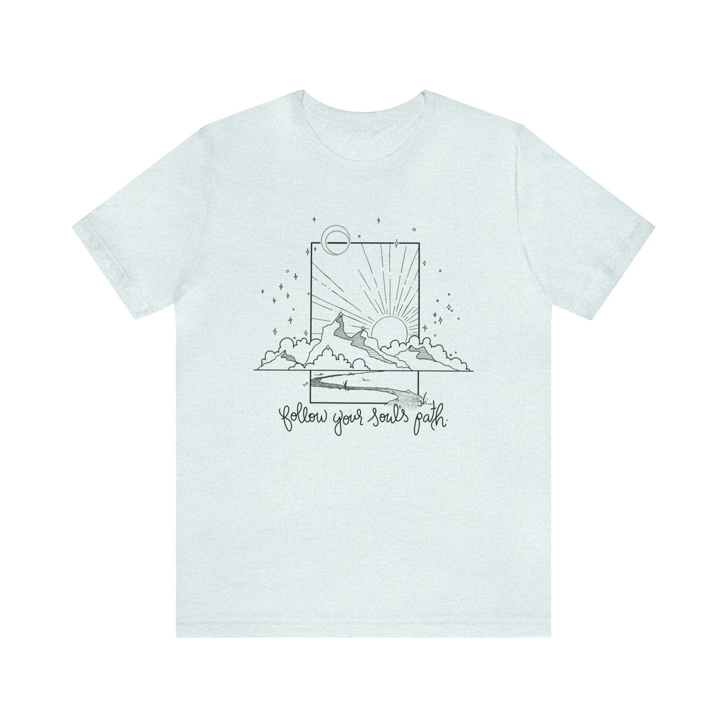 'FOLLOW YOUR SOUL'S PATH' WOMENS T-SHIRT