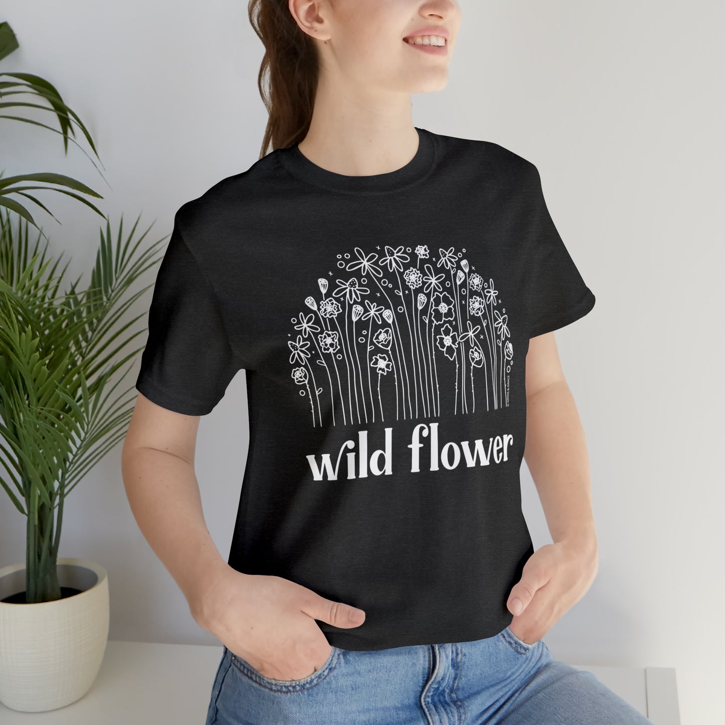 'WILD FLOWER' WOMENS T-SHIRT