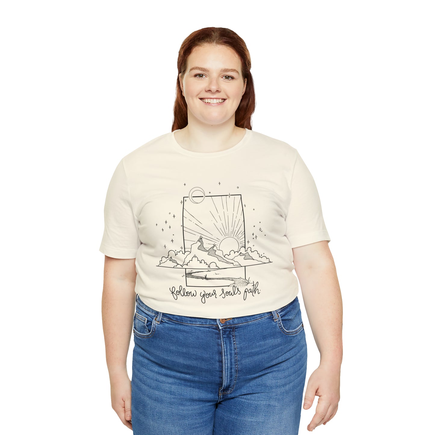 'FOLLOW YOUR SOUL'S PATH' WOMENS T-SHIRT