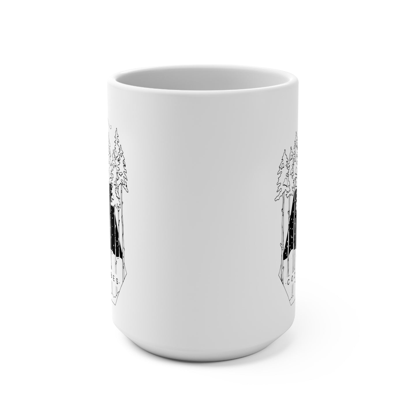 'COZY VIBES' 15 OZ CERAMIC COFFEE MUG