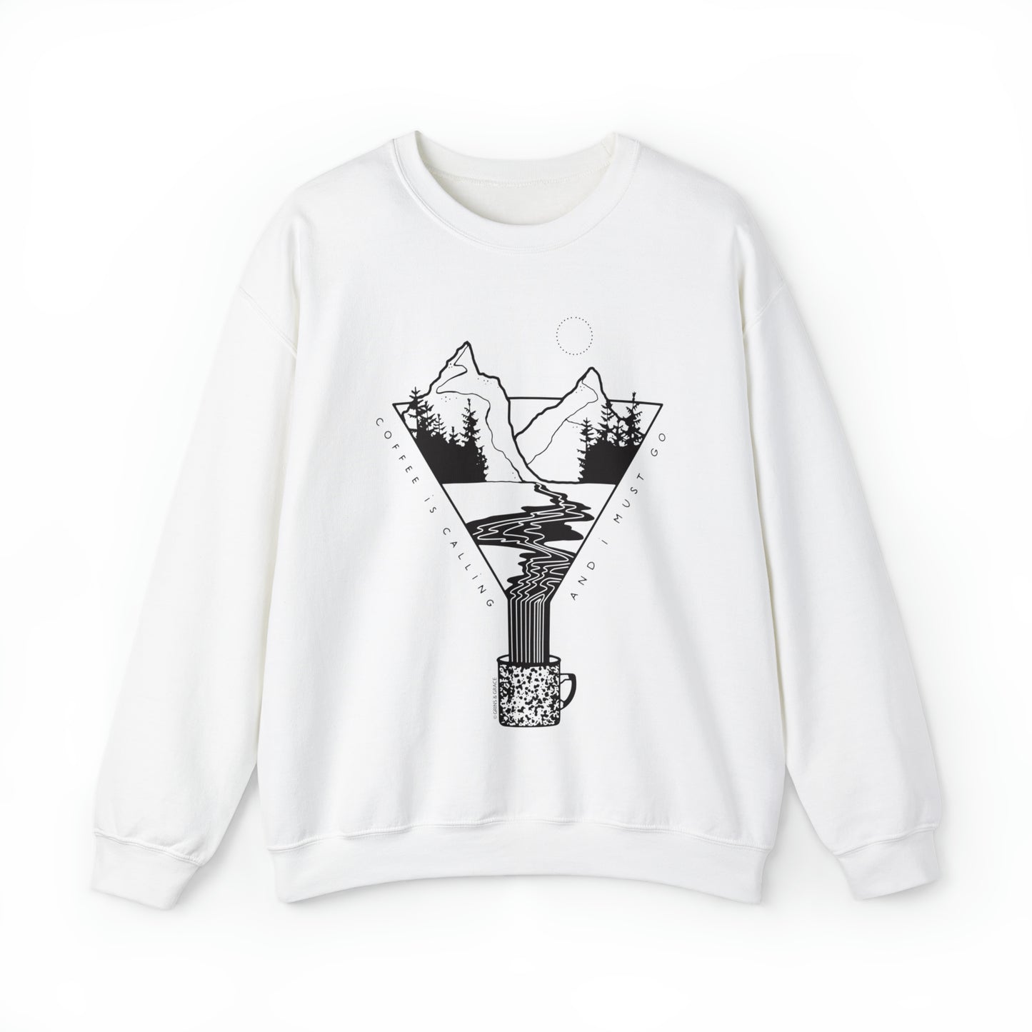 'COFFEE IS CALLING' UNISEX SWEATSHIRT