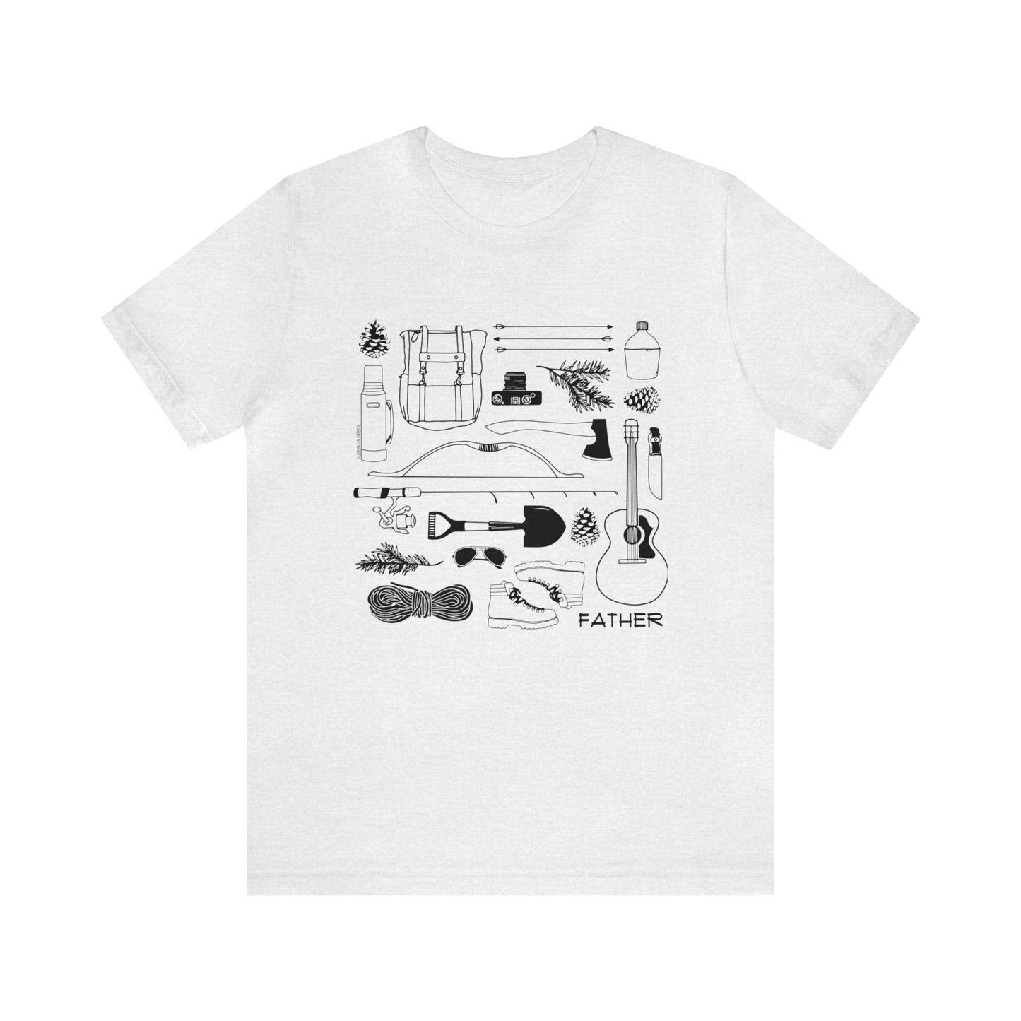 FATHER: READY FOR ADVENTURE' DAD T-SHIRT