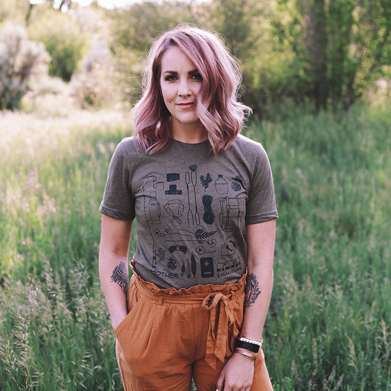 'MOTHER: READY FOR ADVENTURE' MOM T-SHIRT