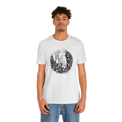 'LIVING AMONG THE WILD' MAMA FOX MOM T-SHIRT