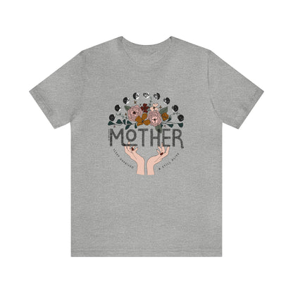 'MOTHER: SLEEP DEPRIVED + STILL ALIVE' MOM T-SHIRT | FULL COLOR INK