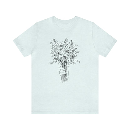 'GRANDMA: PICKING WILDFLOWERS' GRANDMA T-SHIRT