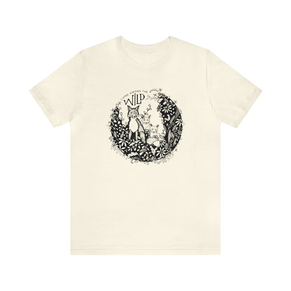 'LIVING AMONG THE WILD' MAMA FOX MOM T-SHIRT